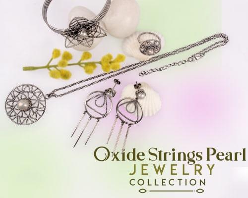 Oxide Strings Pearl Jewelry Collection