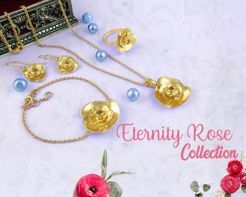 Eternity Rose Silver Jewelry Collection Manufacturer, Supplier, Store in Jaipur