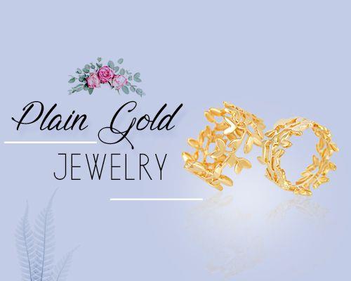 Wholesale Plain Gold Jewelry Manufacturer, Store in Jaipur