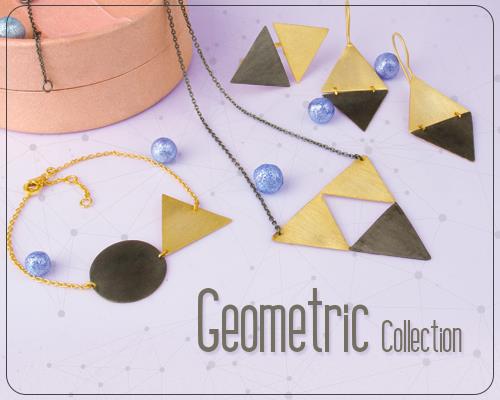 Handmede Silver Geometric Jewelry Collection Manufacturer, Shop in Jaipur
