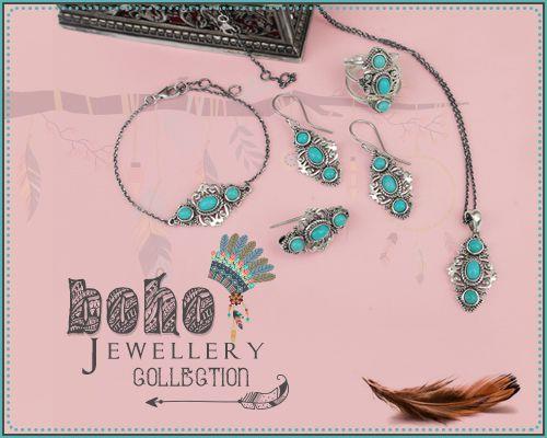 Handcrafted Wholesale Silver Bohemian Jewelry Collection Manufacturer in Jaipur