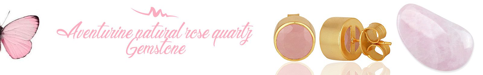 Online Aventurine Rose Quartz Silver Jewelry Store in Jaipur