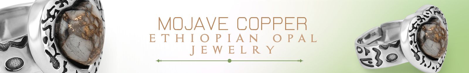 Wholesale mojave copper ethiopian opal jewelry manufacturer