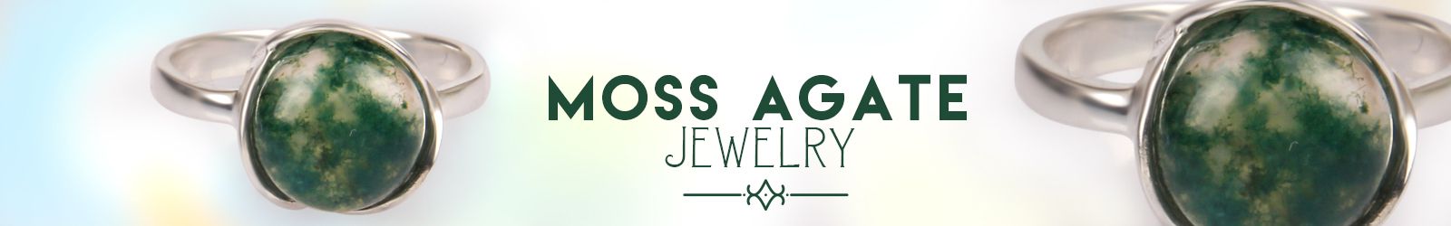 Wholesale moss agate jewelry manufacturer in India