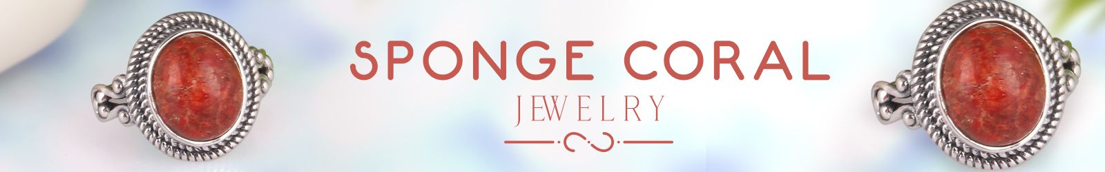 Wholesale sponge coral gemstone jewelry manufacturer India