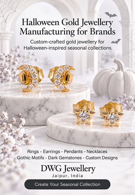Halloween Gold Jewellery Manufacturing for Jewellery Brands and Retailers