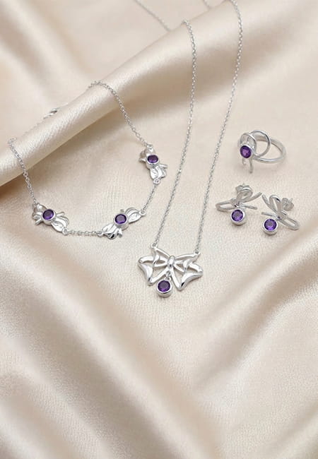How to Style Purple Gemstone Jewelry for Purple Day