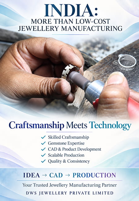 India Is More Than a Low-Cost Jewellery Manufacturing Destination