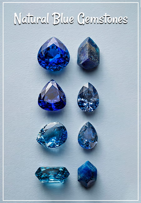 Natural Blue Gemstones: Names, Colors and Benefits Explained – A Comprehensive Guide