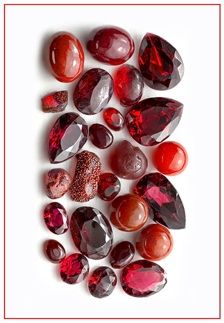 Natural Red Gemstones: Complete List, Meanings & Uses