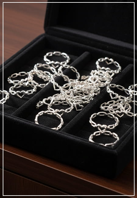 Personalized Valentine Jewelry Bulk Orders: Custom Engraved Silver & Gemstone Gifts for Wholesalers