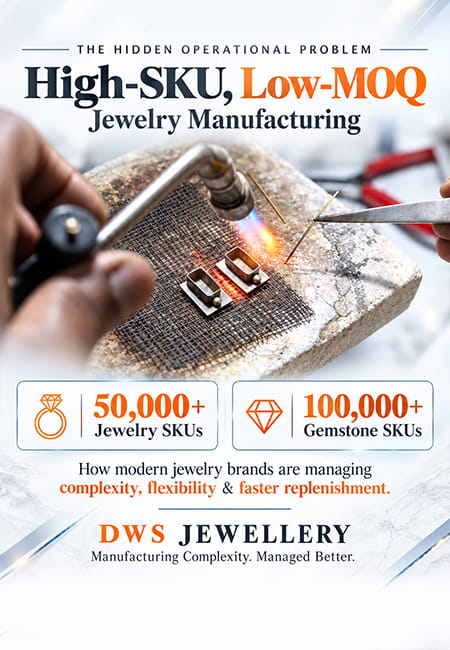 The Hidden Operational Problem Most Jewelry Brands Face: Managing High-SKU, Low-MOQ Manufacturing