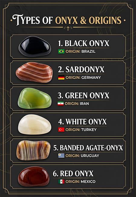 The Ultimate Collector’s Checklist: Every Major Variety of Onyx Explained