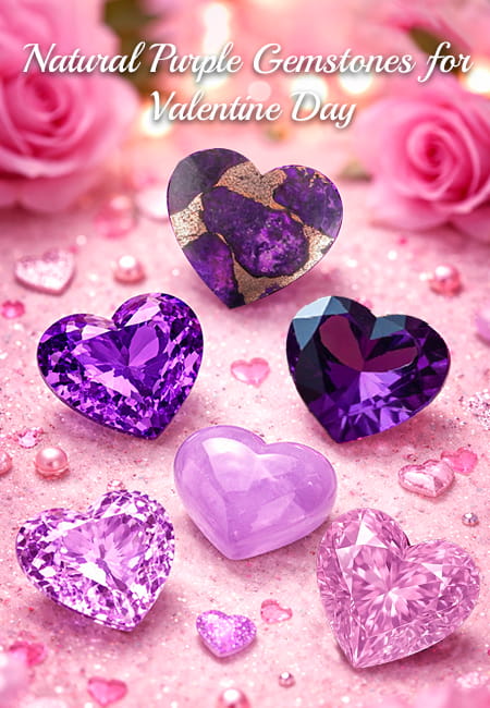 Valentine's Sparkle: Best Natural Purple Gemstones to Gift Your Love