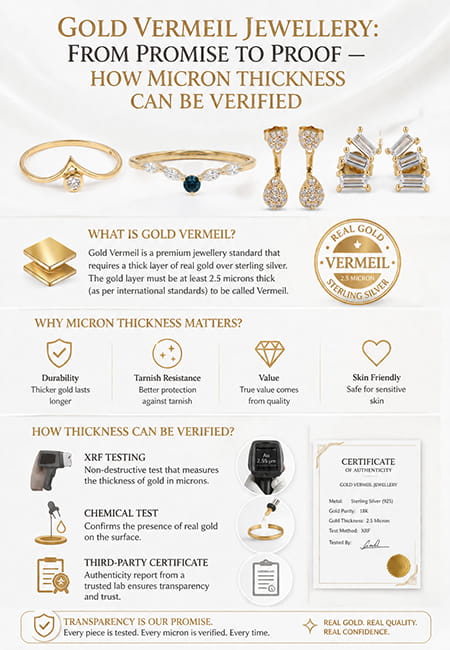 Gold Vermeil Jewellery: From Promise to Proof - How Mircon Thickness Can Be Verified