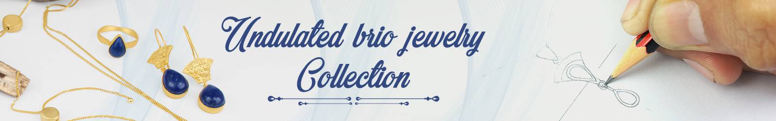 Wholesale Undulated Brio Gemstone Jewelry Collection