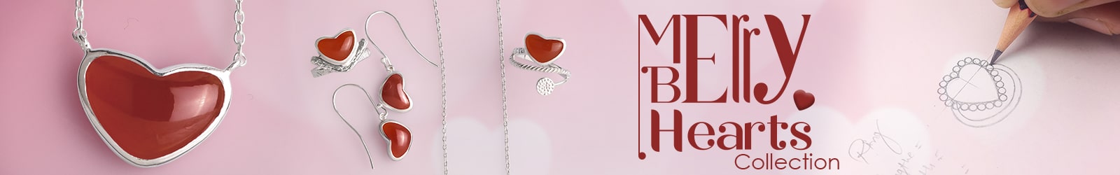 Merry Berry Hearts Jewelry Collection