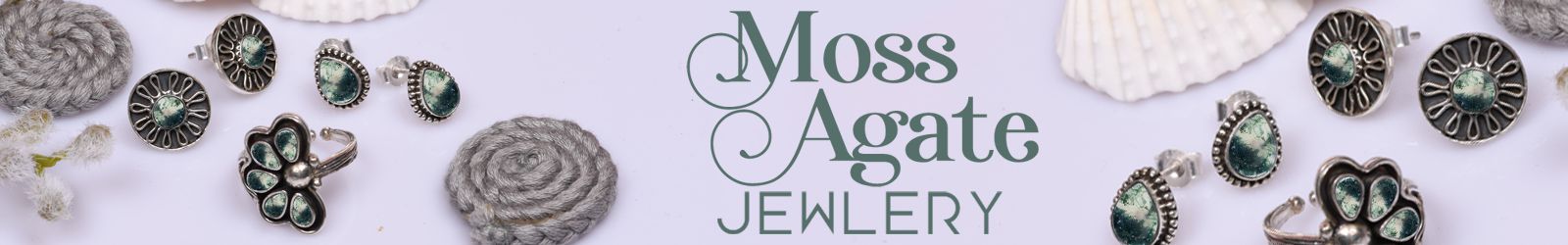 Silver Moss Agate Jewelry Wholesale Supplier