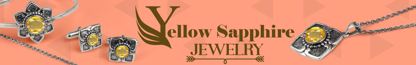 Silver Yellow Sapphire Jewelry Wholesale Supplier