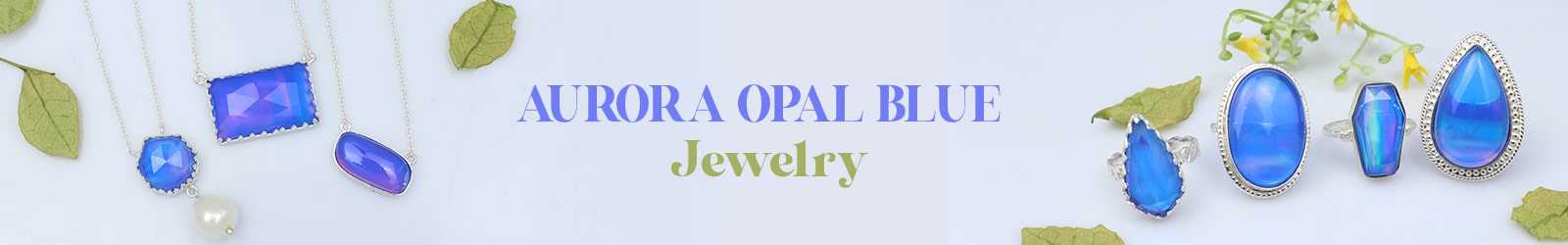 Aurora Opal Blue Jewelry