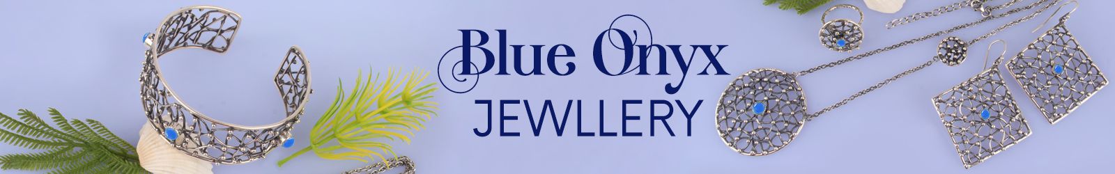 Silver Blue Onyx Jewelry Wholesale Supplier