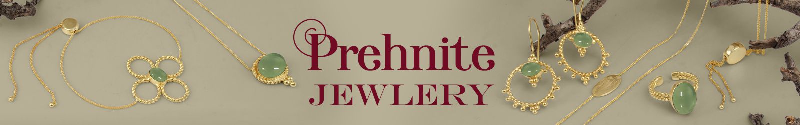 Silver Prehnite Jewelry Wholesale Supplier