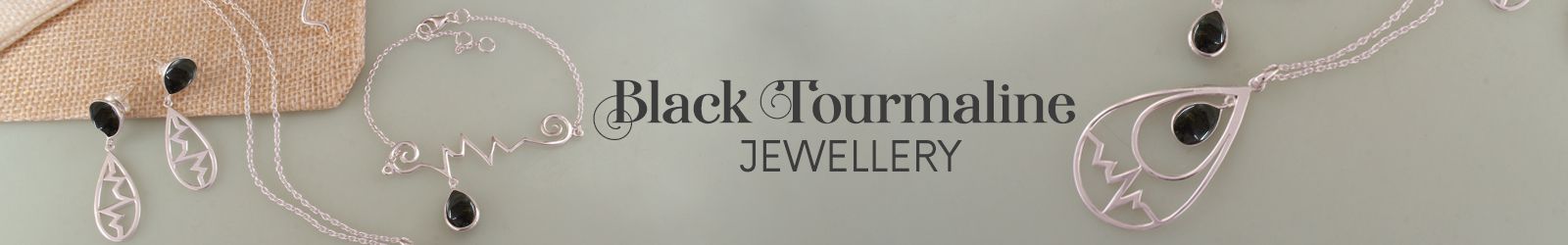Silver Black Tourmaline Jewelry Wholesale Supplier