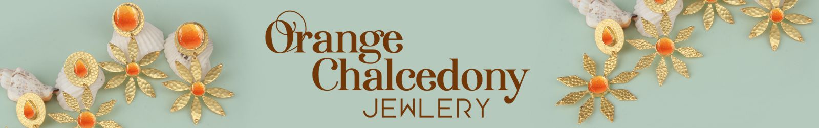 Silver Orange Chalcedony Jewelry Wholesale Supplier