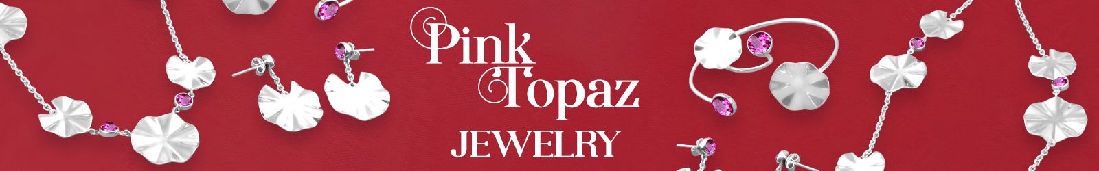 Silver Pink Topaz Jewelry Wholesale Supplier