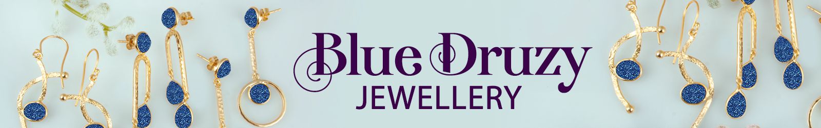 Silver Blue Druzy Jewelry Wholesale Supplier