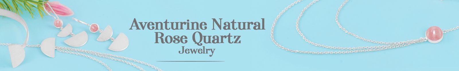 Silver Aventurine Natural  Rose Quartz Jewelry Wholesale Supplier