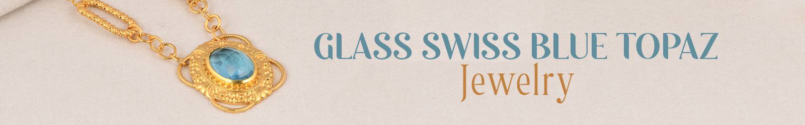 Glass Swiss Blue Topaz