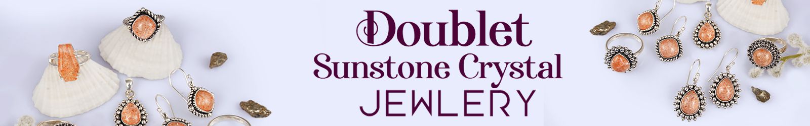 Wholesale Doublet Sunstone Crystal Jewelry