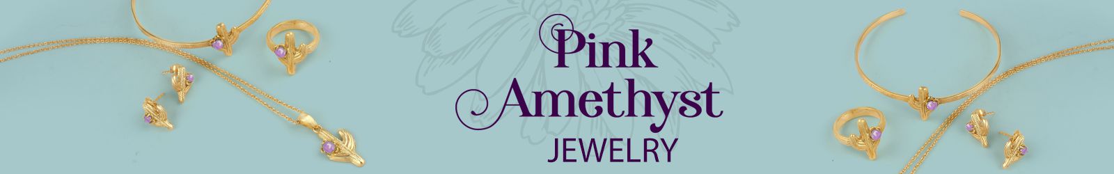 Silver Pink Amethyst Jewelry Wholesale Supplier