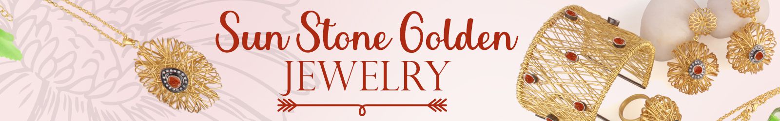 Silver Sunstone Golden Jewelry Wholesale Supplier