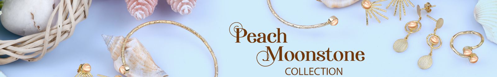 Silver Peach Moonstone Jewelry Wholesale Supplier