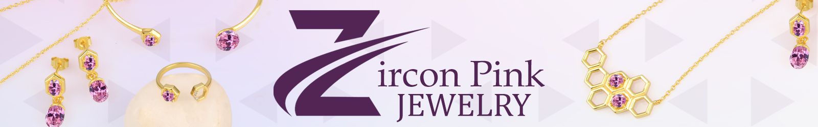 Silver Zircon Pink Jewelry Wholesale Supplier