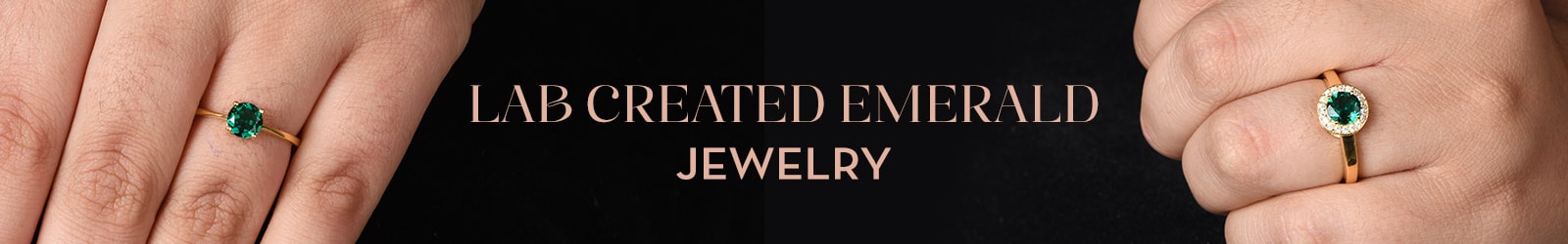 Lab Created Emerald Jewelry