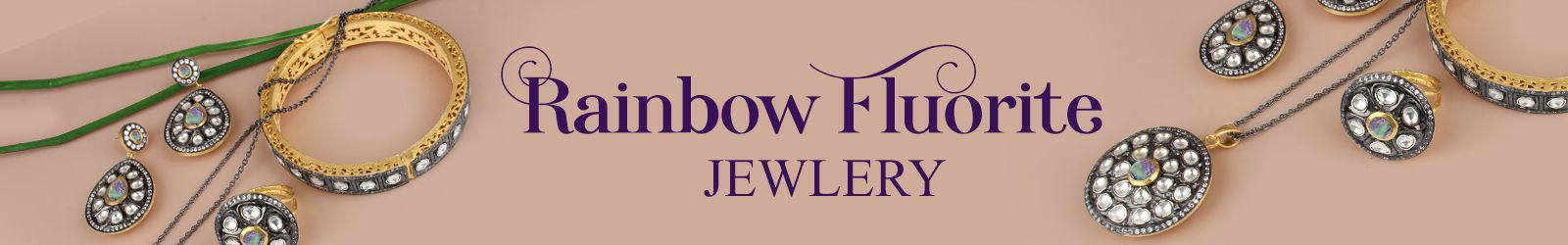 Silver Rainbow Fluorite Jewelry Wholesale Supplier