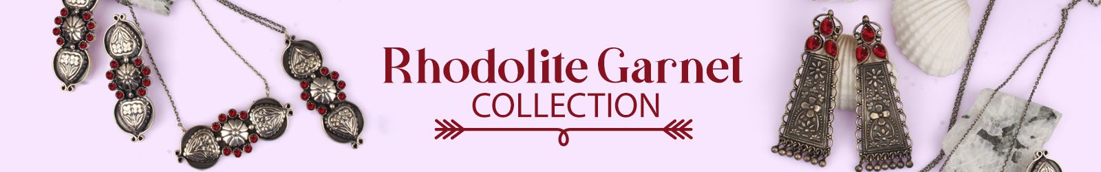 Silver Rhodolite Garnet Jewelry Wholesale Supplier