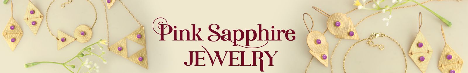 Silver Pink Sapphire Jewelry Wholesale Supplier