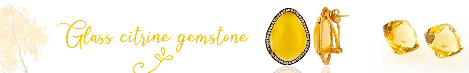 Silver Glass Citrine Jewelry Wholesale Supplier