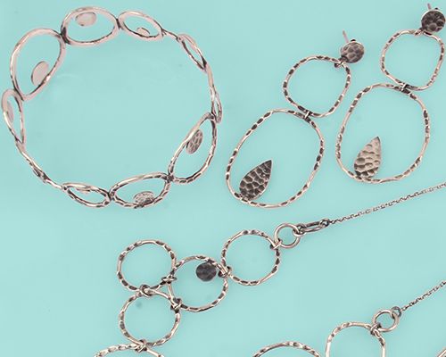 Geometrique Textured Jewelry Collection