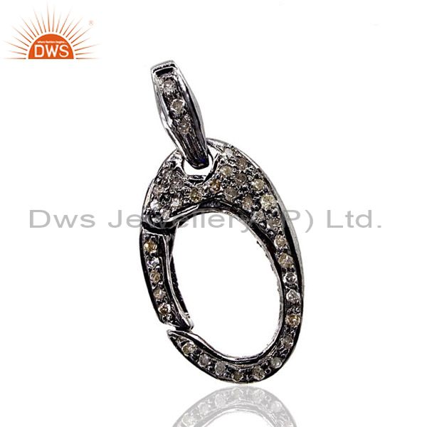 925 Sterling Diamond Lobster Clasp 925 Sterling Silver Finding