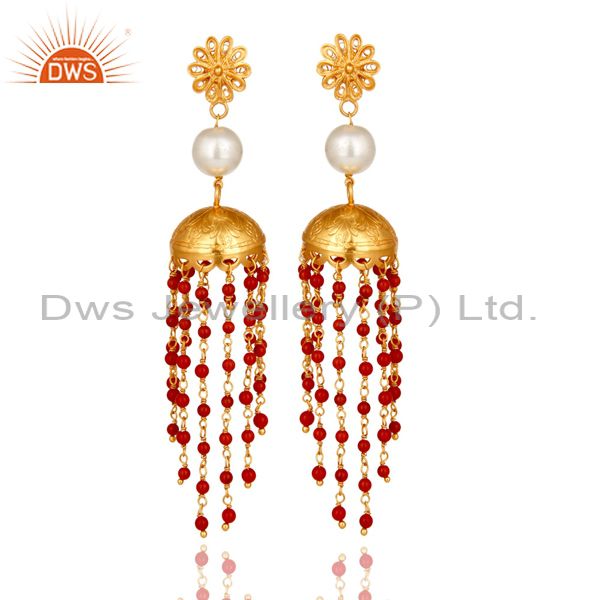 Brass Golden Ladies Jhumka Earring