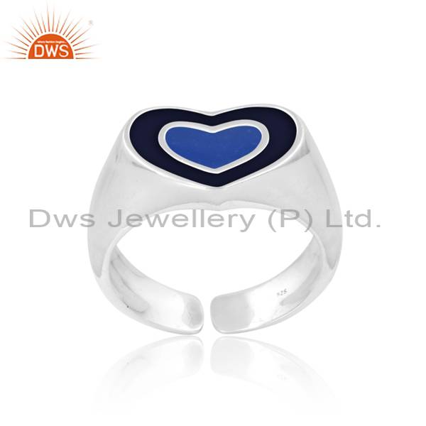 Heart Enamel Ring: Exquisite Symbol of Love