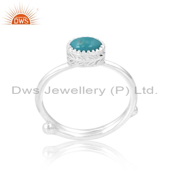 Arizona Turquoise Engagement Ring: Stunning Choice for Women