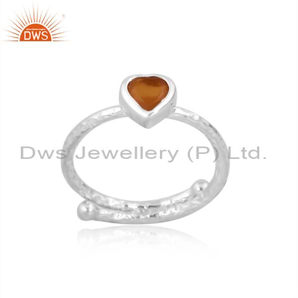 Carnelian Love Ring: Passionate Elegance to Express Affection!