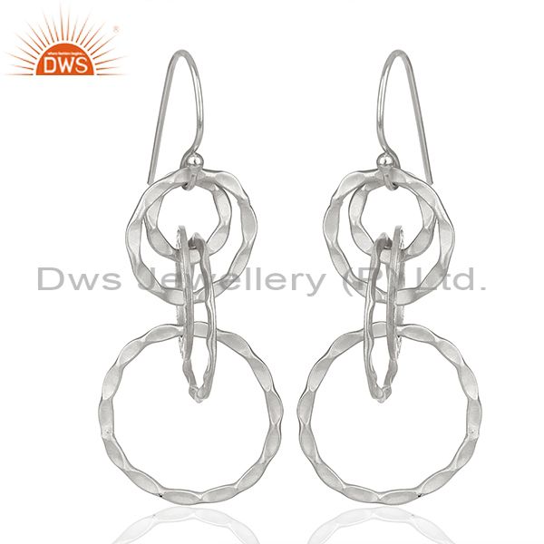 Indian Handmade 925 Sterling Silver Earrings Manufacturer India