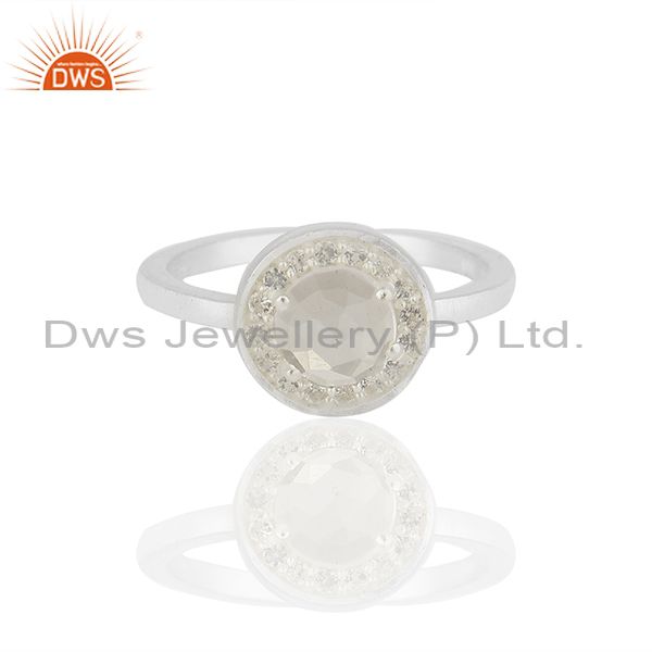 Multi Gemstone 925 Silver Customized Rings Jewelry Manufacturer